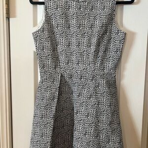 Kate Spade Saturday Black and White Chevron Mini Dress